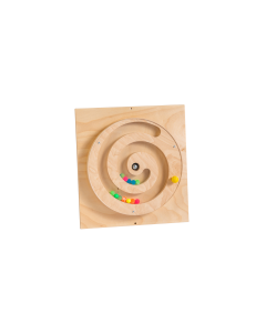 Turning Spiral With Balls - Sensory Learning Wall Panel