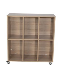 Standard 6 Space Bag Storage Unit 1000H - Maple