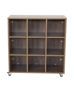 CS 1000H Standard 9 Space Bag Storage Unit - Walnut