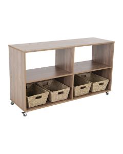 Long Interactive Shelf Unit 800H - Maple