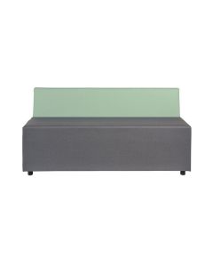 Grospace FR 450H Straight Low Back Sofa 1500L - Jade