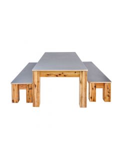 Peak Hill Outdoor Preschool Table & Bench Set