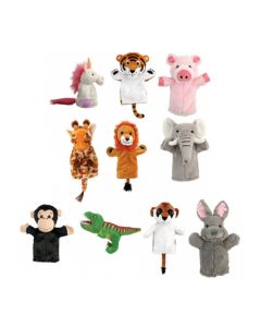 Assorted Animal Puppets Set of 10