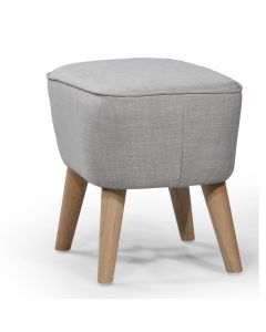 Georgia Footstool - Concrete