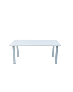 Rectangle Dura Table 1200L x 600W with Fixed Metal Legs