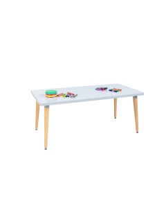 Rectangle Dura Table 1200L x 600W with Timber Legs